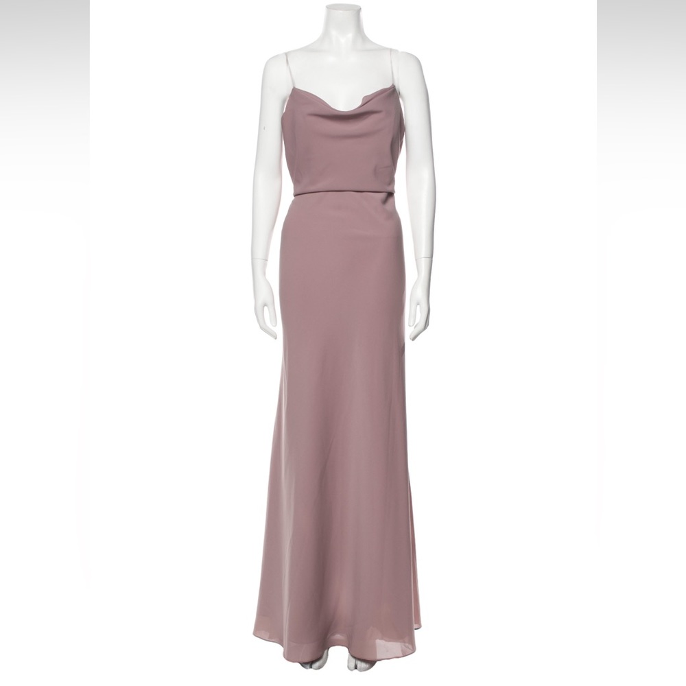 Jenny Yoo Cowl Neck Long Dress size L/10